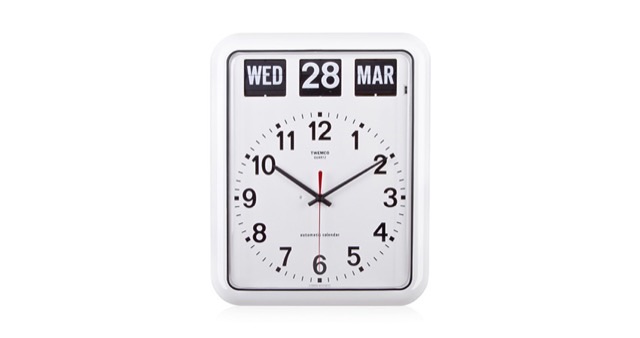 TWEMCO BQ-12A flip clock 萬年曆翻頁鐘 — genuine, in stock in Hong Kong