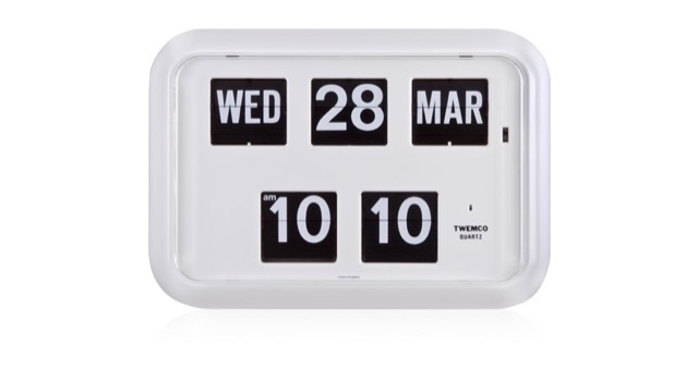 TWEMCO QD-35 flip clock 萬年曆翻頁鐘 — genuine, in stock in Hong Kong