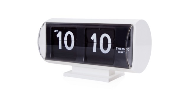 TWEMCO QT-30T flip clock 圓形翻頁鐘 — genuine, in stock in Hong Kong